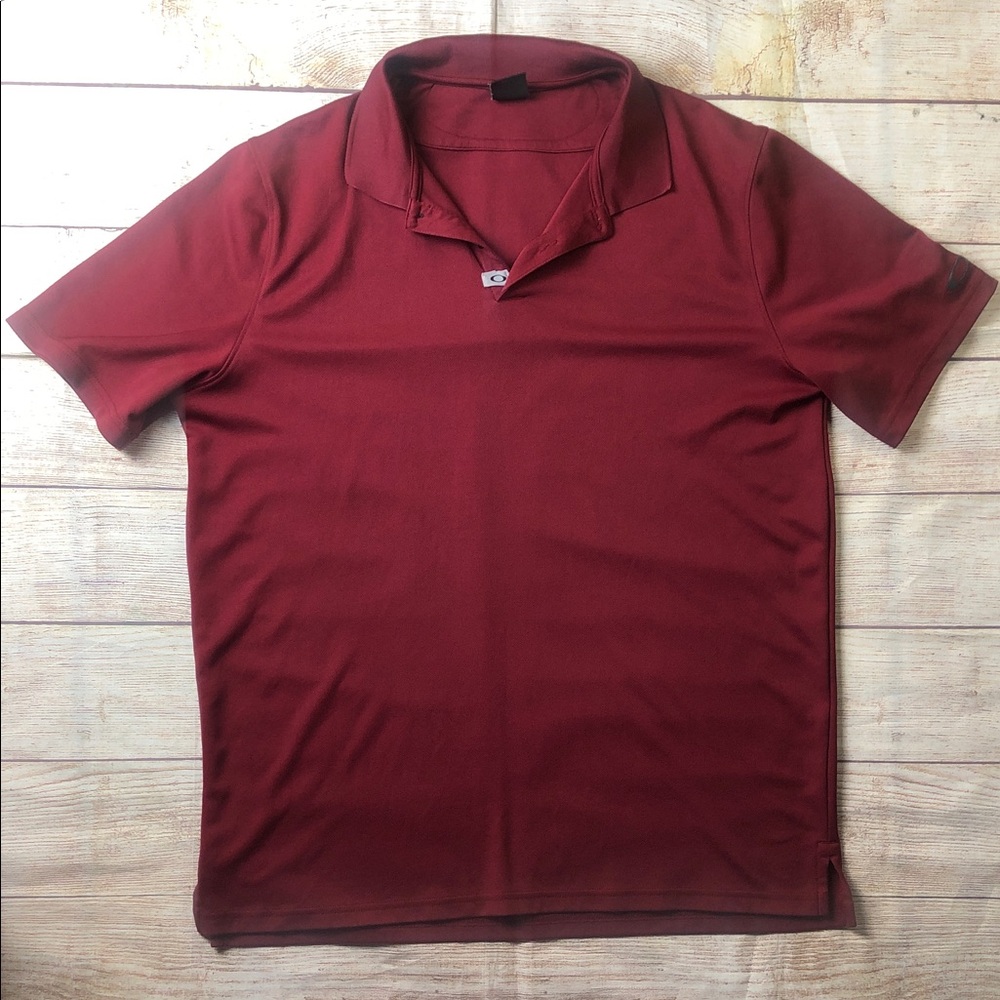 Oakley Deep‎ Red Polo Shirt